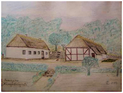 Brændekilde - Akvarel - Johannes Theodor