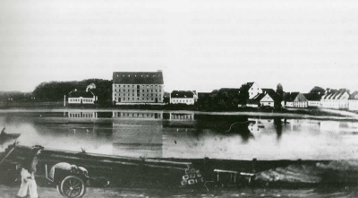 Bandholm - Havn 1800-tallet Qvades Pakhus