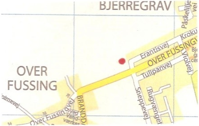 Øster Bjerregrav - Landkort